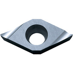 DCGT 32505 A3 KW10, 0.0079″ Corner Radius, 5/32″ Thick, 3/8″ Inscribed Circle, WC/Co, Diamond, Turning Indexable Insert - Exact Industrial Supply