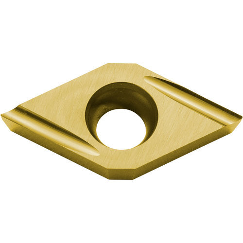 DCGT 32505 U PV730, 0.008″ Corner Radius, 5/32″ Thick, 3/8″ Inscribed Circle, TiAlN/TiN, 55 Degree Diamond, Turning Indexable Insert