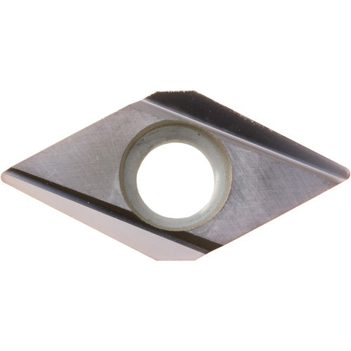 DCGT 32505 F-J KW10, 0.0079″ Corner Radius, 5/32″ Thick, 3/8″ Inscribed Circle, WC/Co, Diamond, Turning Indexable Insert - Exact Industrial Supply