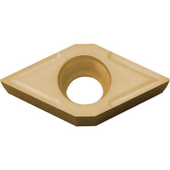 DCGT 32505 PV730, 0.008″ Corner Radius, 5/32″ Thick, 3/8″ Inscribed Circle, TiAlN/TiN, 55 Degree Diamond, Turning Indexable Insert