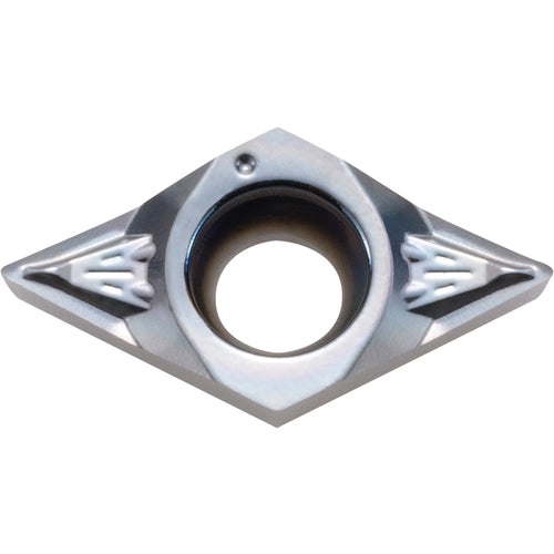 DCGT 32502 SKS PR1725, 0.004″ Corner Radius, 5/32″ Thick, 3/8″ Inscribed Circle, MEGACOAT NANO PLUS, 55 Degree Diamond, Turning Indexable Insert