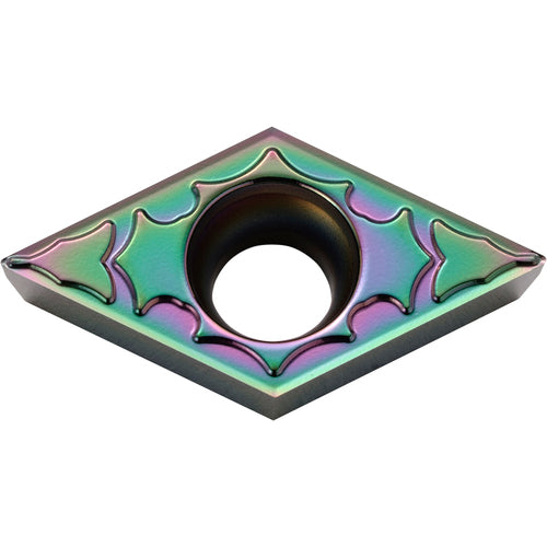 DCGT 32505 MP-CF PDL025, 0.0079″ Corner Radius, 5/32″ Thick, 3/8″ Inscribed Circle, C, Diamond, Turning Indexable Insert - Exact Industrial Supply