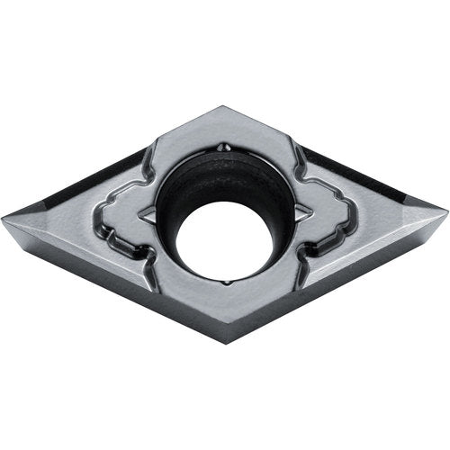 DCGT 32505 CK KW10, 0.008″ Corner Radius, 5/32″ Thick, 3/8″ Inscribed Circle, WC/Co, 55 Degree Diamond, Turning Indexable Insert