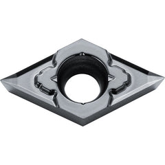 DCGT 32505 CK KW10, 0.008″ Corner Radius, 5/32″ Thick, 3/8″ Inscribed Circle, WC/Co, 55 Degree Diamond, Turning Indexable Insert