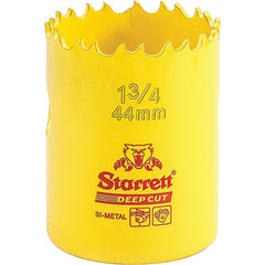‎1-3/4″ HSS Deep Cut Hole Saw - Starrett - Exact Industrial Supply