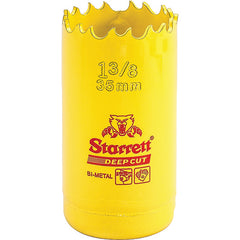 ‎1-3/8″ HSS Deep Cut Hole Saw - Starrett - Exact Industrial Supply