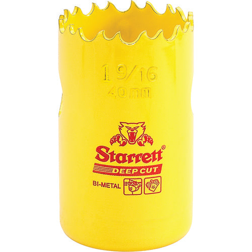 ‎1-9/16″ HSS Deep Cut Hole Saw - Starrett - Exact Industrial Supply