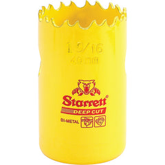 ‎1-9/16″ HSS Deep Cut Hole Saw - Starrett - Exact Industrial Supply