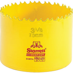 ‎3-1/8″ HSS Deep Cut Hole Saw - Starrett - Exact Industrial Supply