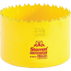 ‎3-3/8″ HSS Deep Cut Hole Saw - Starrett - Exact Industrial Supply