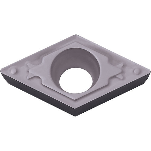 DCMT 3252 HQ PR1725, 1/32″ Corner Radius, 5/32″ Thick, 3/8″ Inscribed Circle, MEGACOAT NANO PLUS, 55 Degree Diamond, Turning Indexable Insert