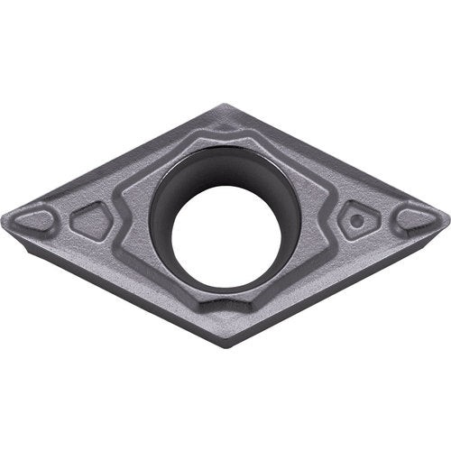 DCMT 32505 MQ PR1535, 0.008″ Corner Radius, 5/32″ Thick, 3/8″ Inscribed Circle, MEGACOAT NANO, 55 Degree Diamond, Turning Indexable Insert