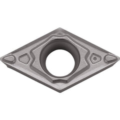 DCMT 21505 MQ PR005S, 0.008″ Corner Radius, 3/32″ Thick, 1/4″ Inscribed Circle, MEGACOAT HARD, 55 Degree Diamond, Turning Indexable Insert