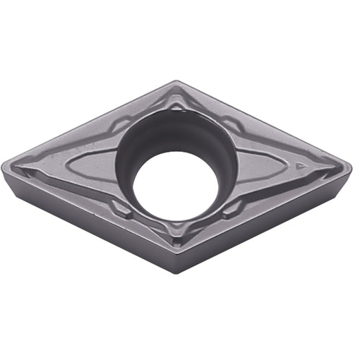 DCMT 32505 PP PR1725, 0.008″ Corner Radius, 5/32″ Thick, 3/8″ Inscribed Circle, MEGACOAT NANO PLUS, 55 Degree Diamond, Turning Indexable Insert