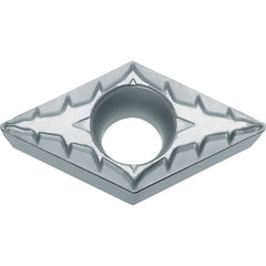 DCMT 32505 XP TN610, 0.0079″ Corner Radius, 5/32″ Thick, 3/8″ Inscribed Circle, TiCN, Diamond, Turning Indexable Insert
