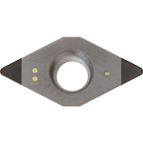 DCMW 32505 KBN525, 0.008″ Corner Radius, 5/32″ Thick, 3/8″ Inscribed Circle, 55 Degree Diamond, Turning Indexable Insert