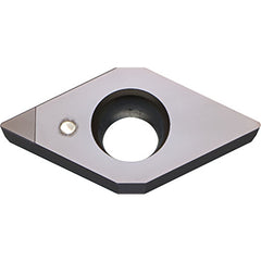 DCMW 3251 KBN510, 1/64″ Corner Radius, 5/32″ Thick, 3/8″ Inscribed Circle, 55 Degree Diamond, Turning Indexable Insert