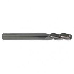 12mm TuffCut AL 3 Fl Ctr Cut Ball Al End Mill Necked - Exact Industrial Supply