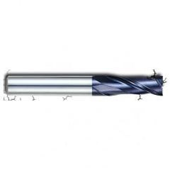 5/16" Dia. - 1" LOC - 2-3/4" OAL - 2 FL Carbide S/E HP End Mill-AlTiN - Exact Industrial Supply