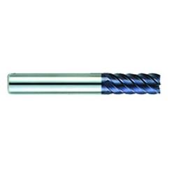 5/16" Dia. - 1" LOC - 2-3/4" OAL - 6 FL Carbide S/E HP End Mill-AlTiN - Exact Industrial Supply