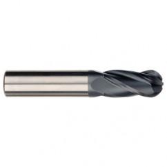 1/4" Dia. - 1/2 LOC x 4 OAL CBD AlCrN-X EM - 4 FL - Exact Industrial Supply