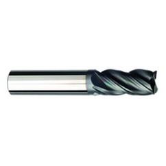 1/4 Dia. x 2 Overall Length 4-Flute Square End Solid Carbide SE End Mill-Round Shank-Center Cut-AlCrN-X - Exact Industrial Supply