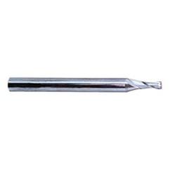 5/16" Dia. - 2" OAL - Ball Nose SE TiCN Carbide End Mill - 2 FL - Exact Industrial Supply