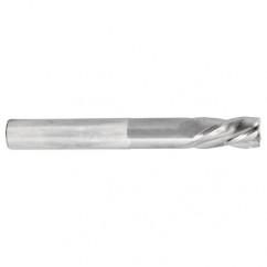 1 Dia. x 6 Overall Length 4-Flute Square End Solid Carbide SE End Mill-Round Shank-Center Cut-Uncoated - Exact Industrial Supply