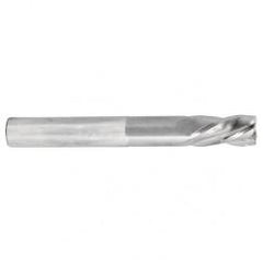 1 Dia. x 6 Overall Length 4-Flute Square End Solid Carbide SE End Mill-Round Shank-Center Cut-Uncoated - Exact Industrial Supply