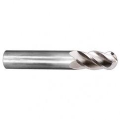 1/2" Dia. - 3" OAL - Ball Nose SE MG 40° Helix CBD EM - 4 FL - Exact Industrial Supply