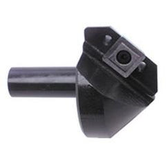 82° Point - 1-1/4" Min - 3/4" SH - Indexable Countersink & Chamfering Tool - Exact Industrial Supply