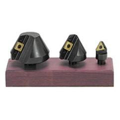 90° Point - Indexable Countersink & Chamfering Tool Set - Exact Industrial Supply