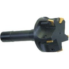 2'' Cutting Dia. x R8 SH - Holds 3 Insert(s) - Positive Rake Indexable End Mill - Exact Industrial Supply