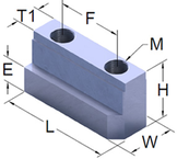 KW15KJN Jaw Nut For 1.5mm Serrated Hard Jaw - Exact Industrial Supply