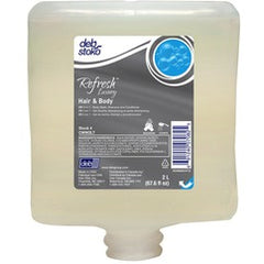 ‎2 Ltr - Cartridge - Fresh - Soap - Refresh Luxury 3-in-1 Hair & Body - Exact Industrial Supply
