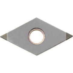 DNGA 433 MET KBN05M, 3/64″ Corner Radius, 3/16″ Thick, 1/2″ Inscribed Circle, MEGACOAT, Diamond, Turning Indexable Insert - Exact Industrial Supply