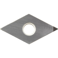 DNGA 4302 SE KBN25M, 0.0039″ Corner Radius, 3/16″ Thick, 1/2″ Inscribed Circle, MEGACOAT, Diamond, Turning Indexable Insert - Exact Industrial Supply