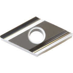 DNGG 432 A3 KW10, 1/32″ Corner Radius, 3/16″ Thick, 1/2″ Inscribed Circle, WC/Co, Diamond, Turning Indexable Insert - Exact Industrial Supply