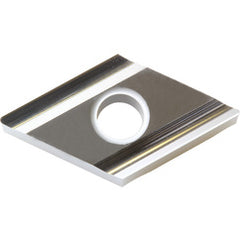 DNGG 432 A3 KW10, 1/32″ Corner Radius, 3/16″ Thick, 1/2″ Inscribed Circle, WC/Co, Diamond, Turning Indexable Insert - Exact Industrial Supply