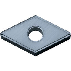 DNGG 432 DP TN60, 1/32″ Corner Radius, 3/16″ Thick, 1/2″ Inscribed Circle, TiCN/NbC, Diamond, Turning Indexable Insert - Exact Industrial Supply
