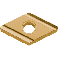 DNGG 431 PV720, 1/64″ Corner Radius, 3/16″ Thick, 1/2″ Inscribed Circle, TiCN (MEGACOAT NANO), 55 Degree Diamond, Turning Indexable Insert