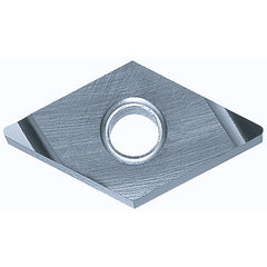 DNGG 331 S TN60, 1/64″ Corner Radius, 3/16″ Thick, 3/8″ Inscribed Circle, TiCN/NbC, Diamond, Turning Indexable Insert - Exact Industrial Supply