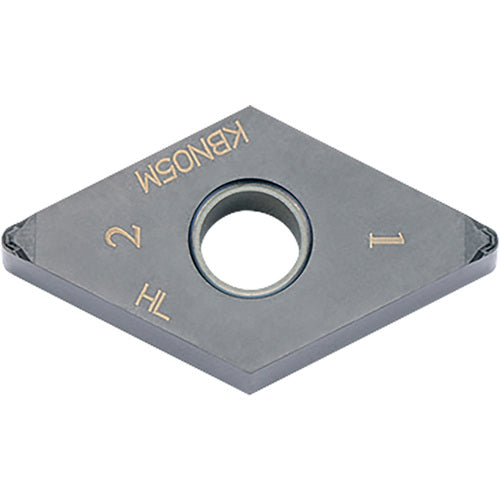 DNGM 431 HL KBN05M, 1/64″ Corner Radius, 3/16″ Thick, 1/2″ Inscribed Circle, MEGACOAT, 55 Degree Diamond, Turning Indexable Insert