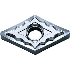 DNMG 432 AH KW10, 1/32″ Corner Radius, 3/16″ Thick, 1/2″ Inscribed Circle, WC/Co, Diamond, Turning Indexable Insert - Exact Industrial Supply
