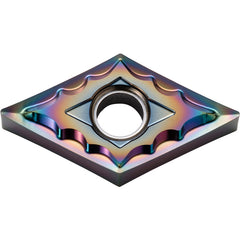 DNMG 431 AH PDL010, 1/64″ Corner Radius, 3/16″ Thick, 1/2″ Inscribed Circle, C, 55 Degree Diamond, Turning Indexable Insert