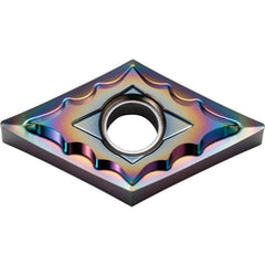 DNMG 432 AH PDL025, 1/32″ Corner Radius, 3/16″ Thick, 1/2″ Inscribed Circle, C, Diamond, Turning Indexable Insert - Exact Industrial Supply
