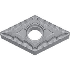 DNMG 431 CQ PV710, 1/64″ Corner Radius, 3/16″ Thick, 1/2″ Inscribed Circle, TiCN (MEGACOAT NANO), Diamond, Turning Indexable Insert - Exact Industrial Supply
