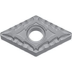 DNMG 432 CQ CA510, 1/32″ Corner Radius, 3/16″ Thick, 1/2″ Inscribed Circle, TiCnulll2O3/TiN, Diamond, Turning Indexable Insert - Exact Industrial Supply