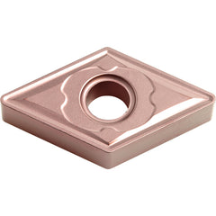 DNMG 432 C CA310, 1/32″ Corner Radius, 3/16″ Thick, 1/2″ Inscribed Circle, TiCnulll2O3/Ti, Diamond, Turning Indexable Insert - Exact Industrial Supply