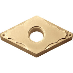 DNMG 431 GP CA025P, 1/64″ Corner Radius, 3/16″ Thick, 1/2″ Inscribed Circle, TiCl2O3/TiN, 55 Degree Diamond, Turning Indexable Insert